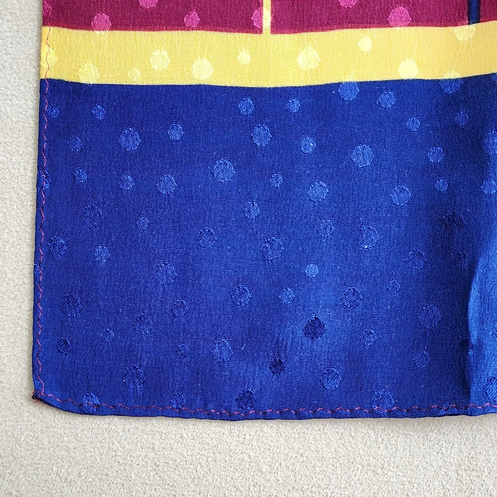 Alfred Sung Rectangular Silk Scarf